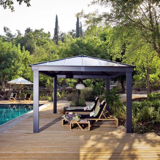 Imagine Pavilion grădină, Gazebo Dallas 3.6x5x2.7 m - Canopia