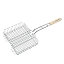 Imagine Cos dublu pentru gratar, crom + lemn, Barbecook