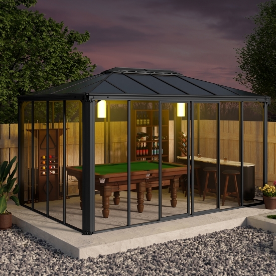 Imagine Foisor gradina inchis Ledro 3x4.3 m, Canopia
