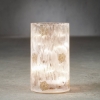 Imagine Decorațiune cilindrică luminoasă cu 15 Led-uri, Fulgi de gheață, 9x15cm, Luca Lighting