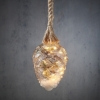 Imagine Con luminos cu frânghie, 15 led-uri, decor festiv rustic, 15x95cm Luca Lighting