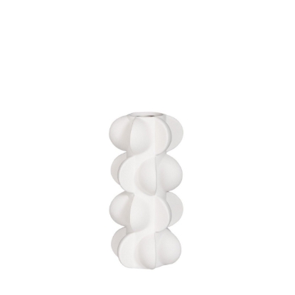Imagine Vaza ceramica, alba, 12x23,5 cm, Mica Decorations