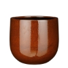 Imagine Ghiveci ceramic rotund, maro, Pablo, Ø29 x H25 cm