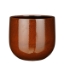 Imagine Ghiveci ceramic rotund, maro, Pablo, Ø29 x H25 cm