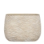 Imagine Ghiveci ceramic oval, crem, 42x20x30cm, Hendrick, Mica Decorations