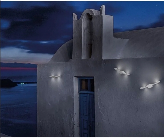 Imagine Lampa de perete pentru exterior GABBIANO, Zafferano