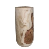 Imagine Vaza decorativa din lemn de paulownia, Pia, 30x65 cm, Mica Decorations