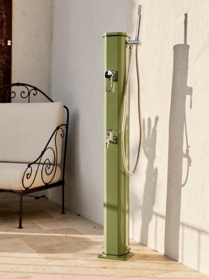 Imagine Dus Solar Jolly Go 20L, Aluminiu Premium Verde, Formidra