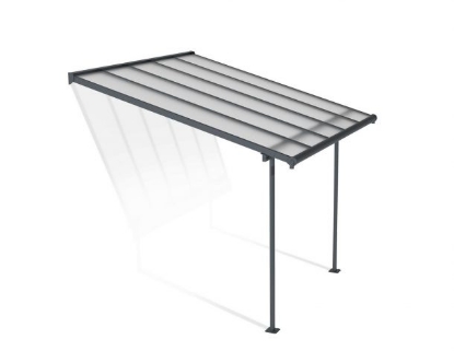 Imagine Copertina terasa Sierra 3 X 3 m, aluminiu GRI inchis - Canopia