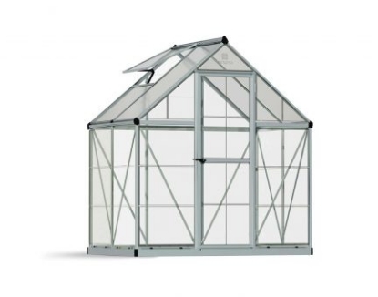 Imagine Sera din policarbonat  Hybrid 1.85 X 1.26m Palram -Argintiu- Canopia