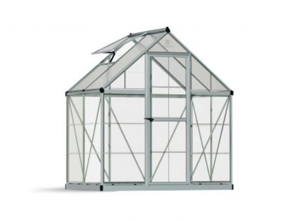 Imagine Sera din policarbonat  Hybrid 1.85 X 1.26m Palram -Argintiu- Canopia