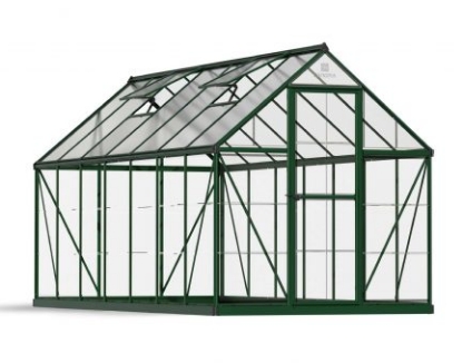 Imagine Sera din policarbonat  Hybrid 1.85 X 4.26m Palram-Verde- Canopia