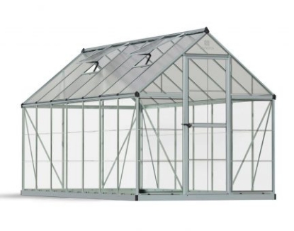 Imagine Sera din policarbonat  Hybrid 1.85 X 4.26m Palram -Argintiu- Canopia