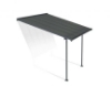 Imagine Copertina terasa Capri 314 × 295–299 × 260–305 cm aluminiu GRI inchis - Canopia