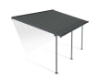 Imagine Copertina terasa Capri 555 × 295–299 × 260–305 cm aluminiu GRI inchis - Canopia
