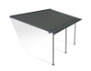 Imagine Copertina terasa Capri 619 × 295–299 × 260–305 cm aluminiu GRI inchis - Canopia