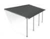 Imagine Copertina terasa Capri 739 × 295–299 × 260–305 cm aluminiu GRI inchis - Canopia