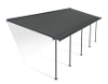 Imagine Copertina terasa Capri 971 × 295–299 × 260–305 cm aluminiu GRI inchis - Canopia