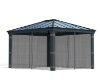 Imagine Set perdele pentru gazebo Dallas 3.6 X 4 m  - Canopia
