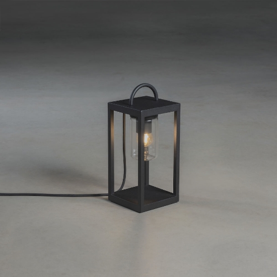 Lampa de podea Bologna E27, negru, 14x33 cm design modern