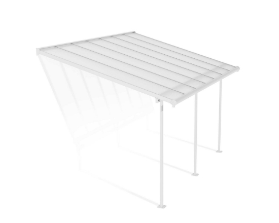 Imagine Copertina terasa Sierra 3 X 4 m, aluminiu alb - Canopia
