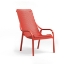 Imagine Scaun tip sezlong Net Lounge - Rosu Coral, Nardi