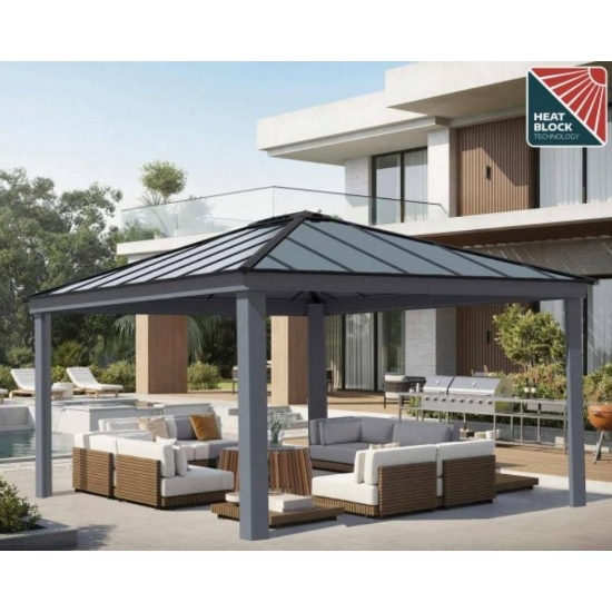 Imagine Pavilion grădină, Gazebo Dallas 4.2 X 4.8 X 2.9 m - Canopia