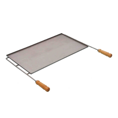 Imagine Placă grill din oțel inoxidabil, 46.5 x 30.5 cm, TUOZI