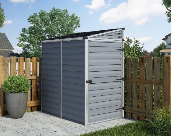 Imagine Casuta de gradina Canopia Pent 1.17 X 1.77 m Gri