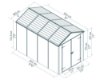 Imagine Canopia Rubicon 6 x 10 m Ultra Durable Căsuță de grădină -Cutie unică