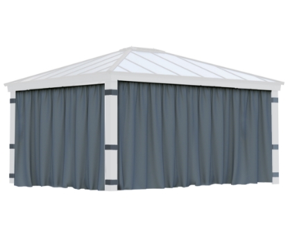 Imagine Set de Draperii Canopia pentru Dallas 4,3x4,9m Pavilion de Grădină - 4 buc