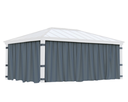 Imagine Set perdele Canopia pentru foișor de grădină Dallas 6,1 X 4,3 m - 4 buc