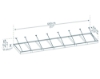 Imagine Copertina usa Canopia Sophia XL 1.4 X 6.6 m - Structură Gri & Panouri transparente