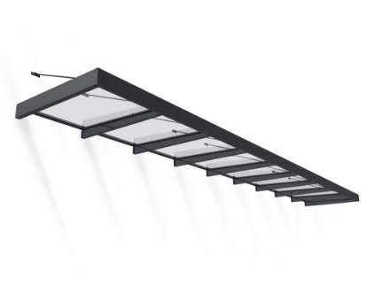 Imagine Copertina usa Canopia Sophia XL 8.45 X 1.40 m - Structură Gri & Panouri Opal Albe