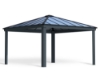 Imagine Carport auto din aluminiu, Canopia Colorado 4.3 x 4.3 m, Gri închis / Gri opac