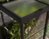 Imagine Canopia - Seră din policarbonat IVY (64 X 124cm) cu structură neagră și panouri transparente