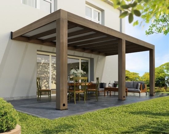 Imagine Pergola terasa din lemn Helsinki 3 X 6 m , CANOPIA