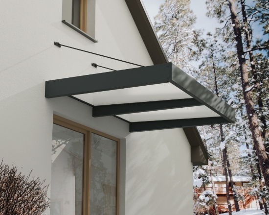 Imagine Copertina usa Canopia Sophia XL 1.4 X 1.9 m - Structură Gri & Panouri Opal Albe