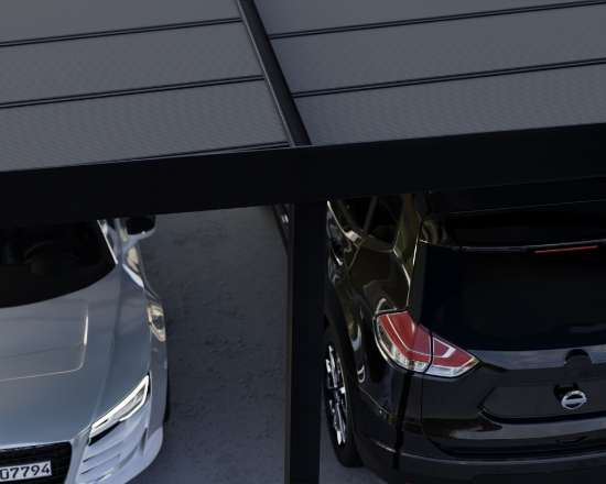 Imagine CANOPIA | OSLO 6x12m CARPORT auto DUBLU 