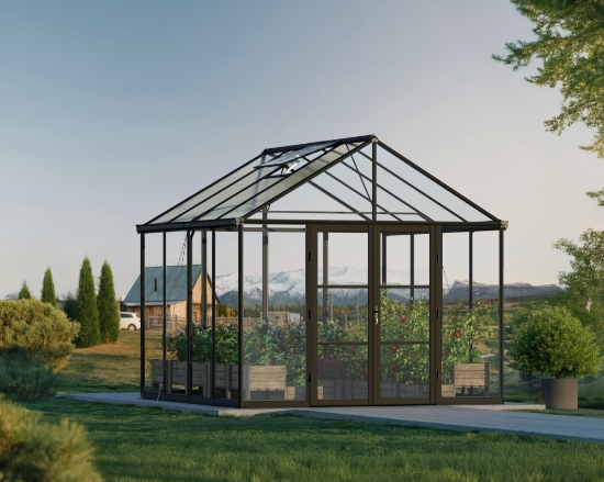 Imagine Sera din policarbonat ARIA Crystal Clear, 3 X 3 m, Palram - Canopia