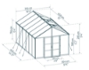 Imagine Sera din policarbonat ARIA Crystal Clear, 3 X 4.5 m, Palram - Canopia