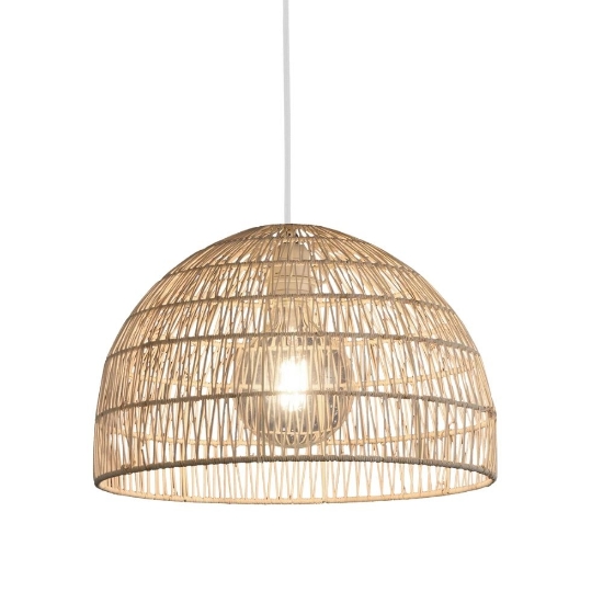 Imagine Lampa suspendata din ratan natural ACB Evens 3930/40