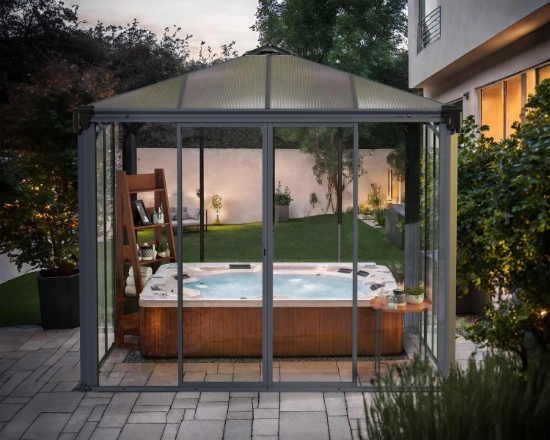 Imagine Foisor gradina inchis Ledro, 3x3 m, Canopia