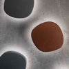 Aplica pentru perete Ciottolo Corten Eleganta IP54 Zafferano