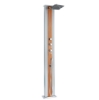 Imagine Dus Solar Hibrid Dada Straight 40L, Gri si Lemn, Poolstar